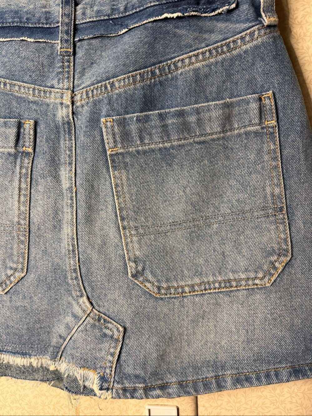 NWOT We The Free denim mini skirt - Picture 5 of 10
